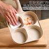 Poêle à petit-déjeuner 4 trous avec long manche pour cuisson sur plaque chauffante