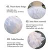 Jupe de dessous blanche Crinoline Lolita Robe de bal Jupons Mode Jupe crinoline Femmes Filles