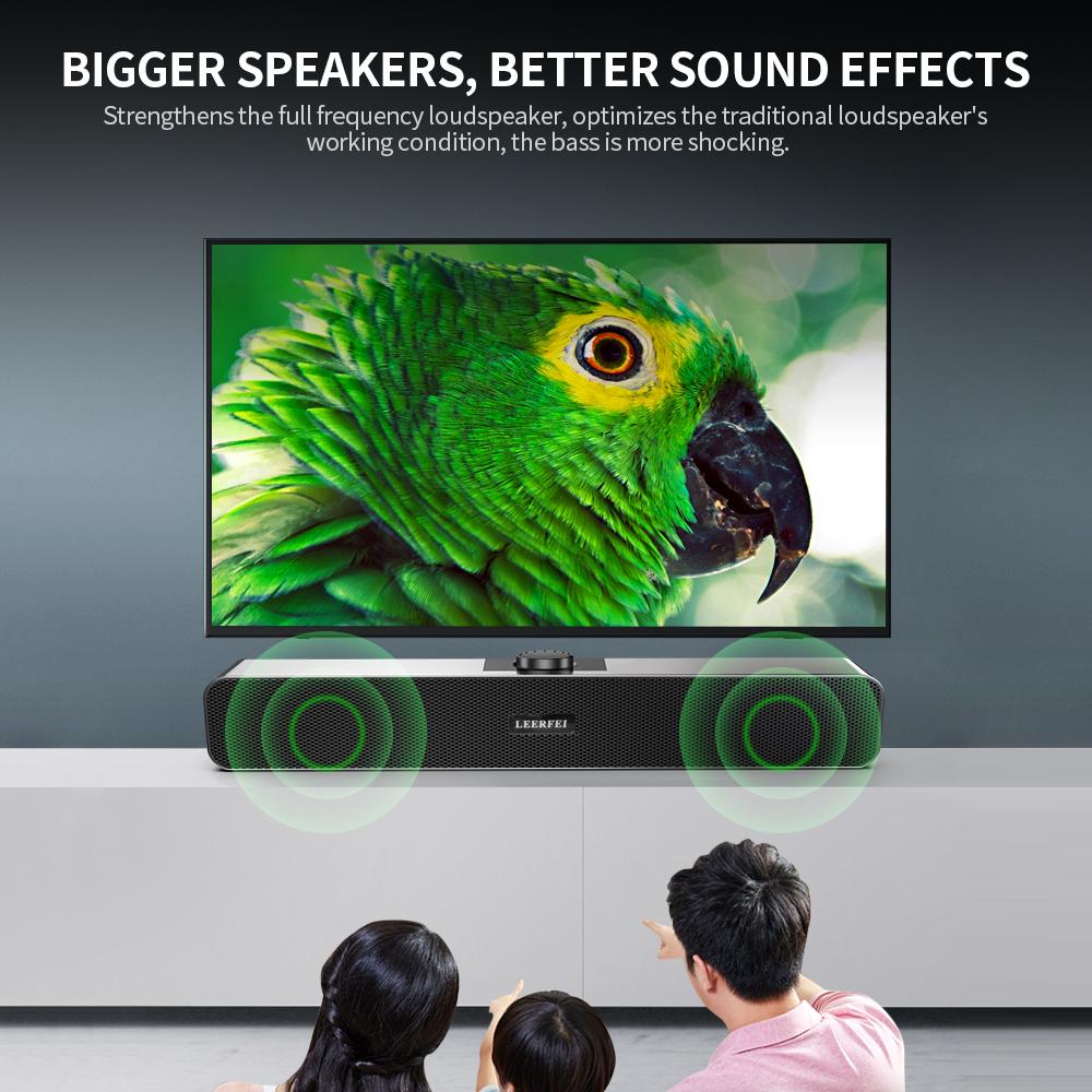 E 350BS BT Speaker High Fidelity Computer Audio Speaker Multifunctional 4D Stereo Loudspeaker Computer Desktop Speaker