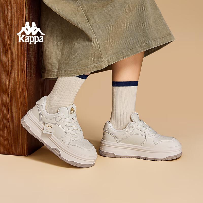 Kappa Women's Classic White Platform Sneakers