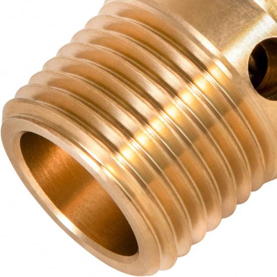 ST-4 131081 Brass 1/2” NPT Safety Pop Off Valve Fitting For Bendix Tu-Flo 550 750 Compressors Caterpillar 1245572, 124-5572 Cummins 3559097,