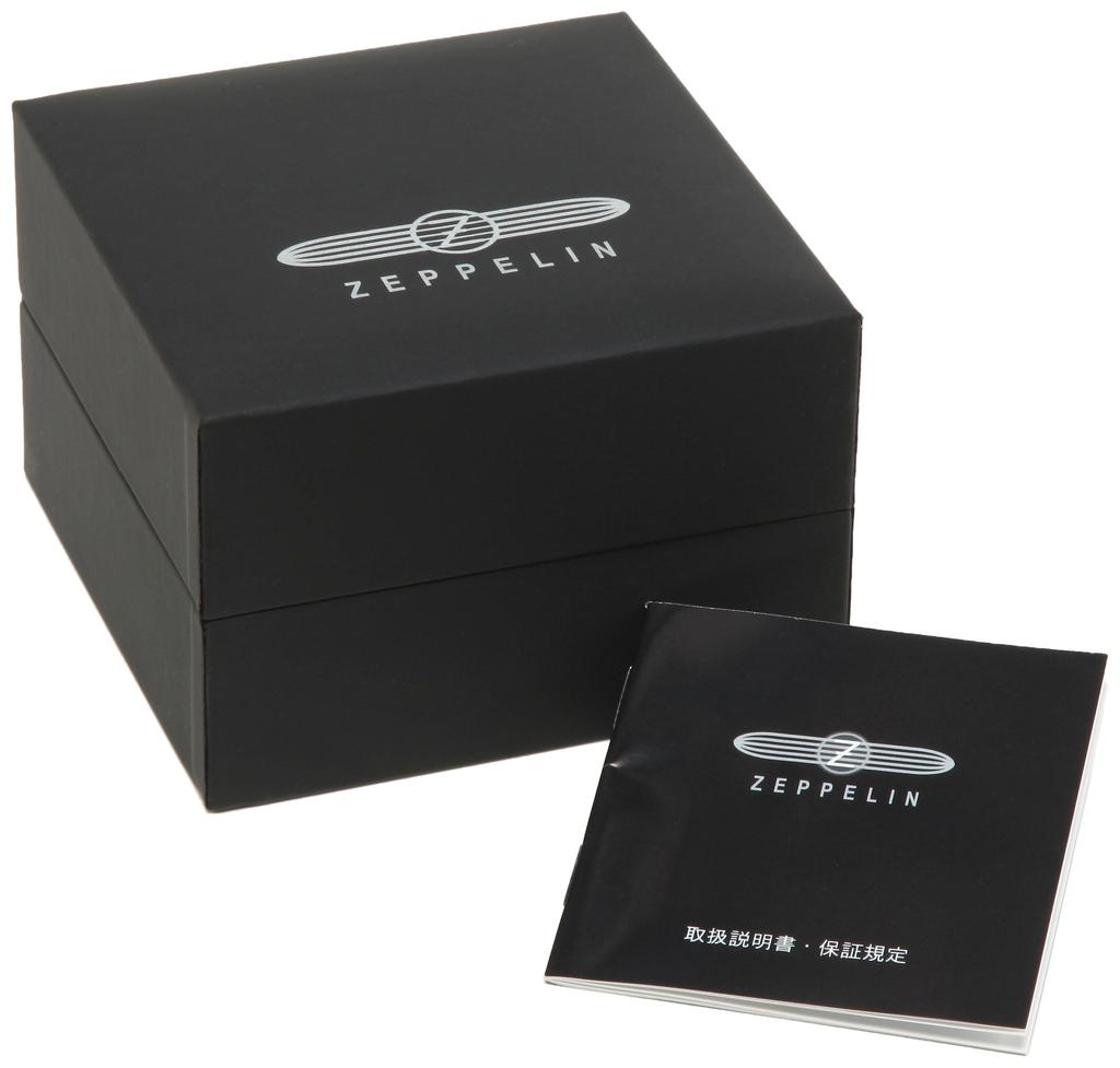 ZEPPELIN Uhr Hindenburg Schwarzes Zifferblatt Mondphase 7036M3 Importiert [Zeppelin] Herren [Reguläres Produkt] [Ware]