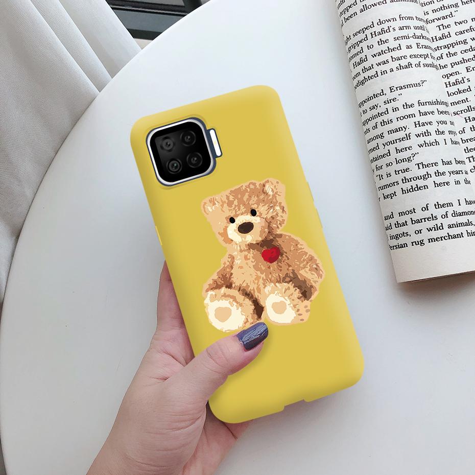 For OPPO Reno 4 Lite Case For OPPO Reno 4 Lite A73 A93 A 93 73 F17 F 17 Pro F17Pro Phone Case Soft TPU silicone Back Cover Funda