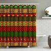 Unique African-Inspired Bathroom Decor Shower Curtain With Geometric Patterns Perfect For Your Home'S Ethnic Touch!