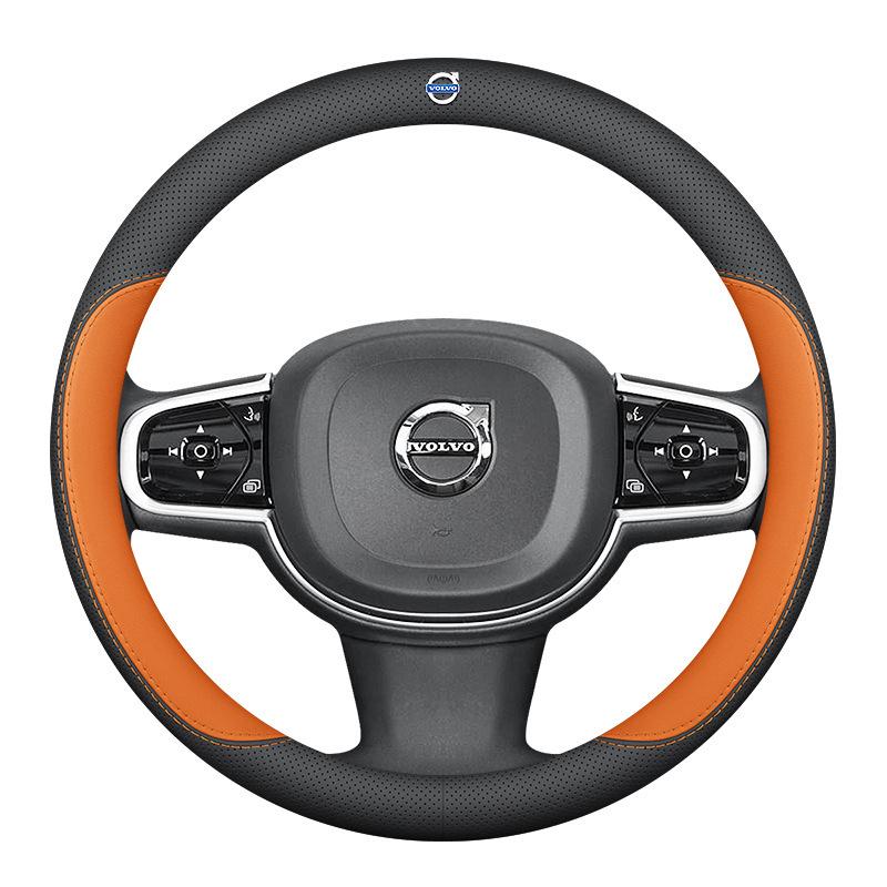Volvo XC-Serie Echtes Leder Lenkradabdeckung