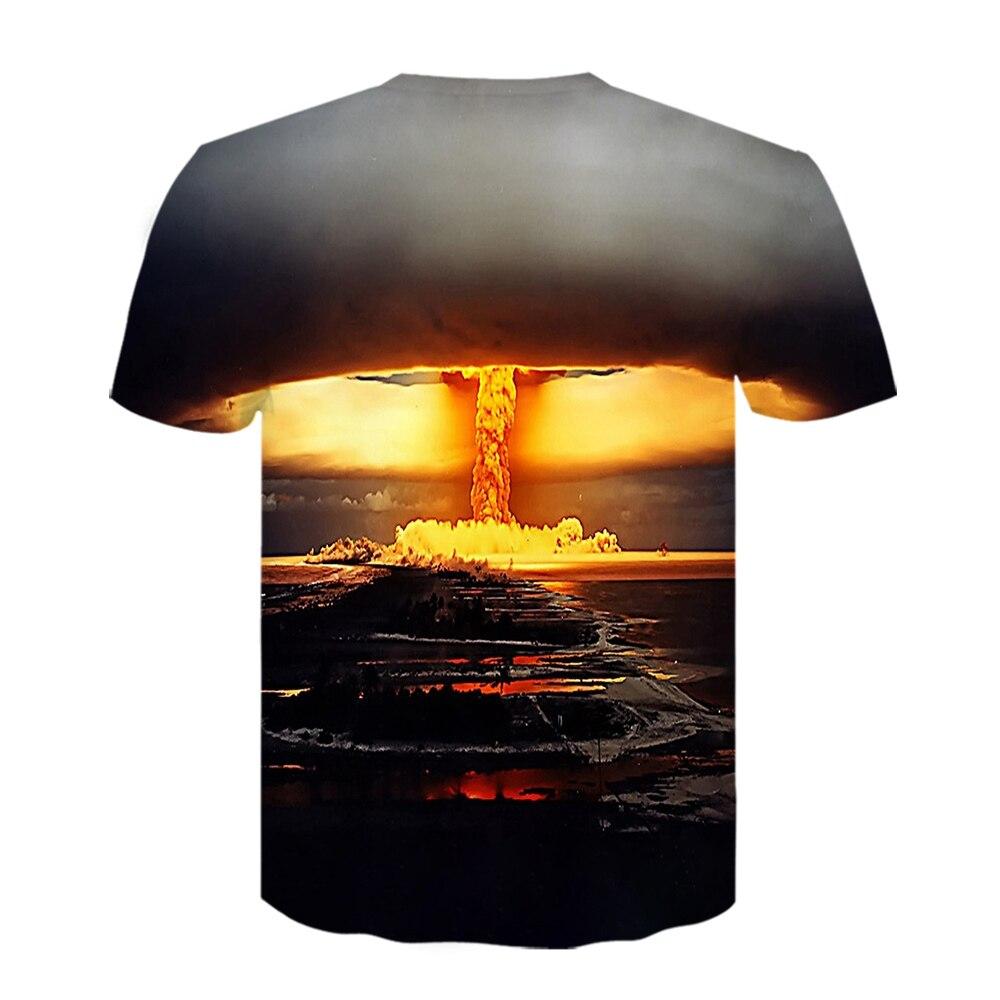 Funny T-shirts Psychedelic T Shirt Men Women Mushroom Anime T Shirt Geometric T-shirts 3d Print KTB