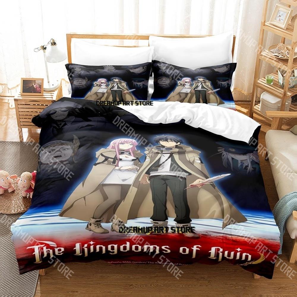 Fashion The Kingdoms of Ruin Bedding Set Single Twin Full Queen King Size Bed Set Kids Bedroom Duvetcover Sets Bed Sheet Set