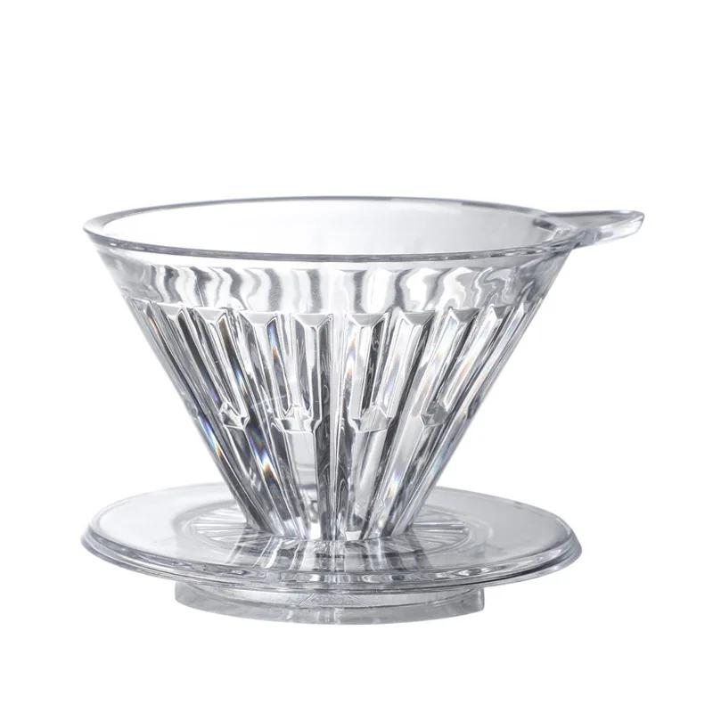 V01/V02 Hand-brewed Coffee Filter Drip Filter Household Coffee Cup Filter Set Barista Tools 1-2 People/1-4 People Universal