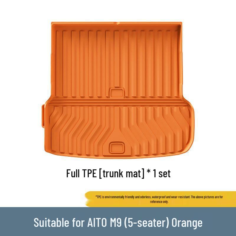AITO M9/M7 Trunk Mat: TPE Waterproof, Wear-Resistant Protection for Car Interior