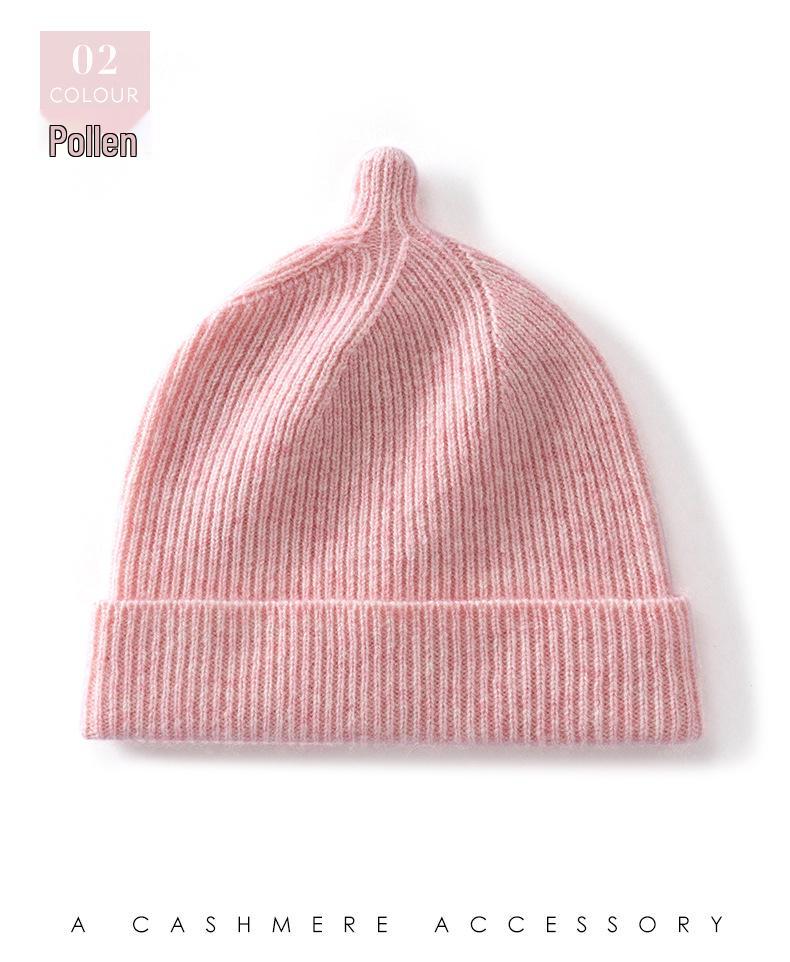 Cashmere Baby Knit Hat - Autumn/Winter Cute & Warm for Boys and Girls