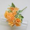 Artificial Silk Rose Hydrangea Bouquet Wedding Photography Home Decor Nordic Style 5-Head Floral Arrangement
