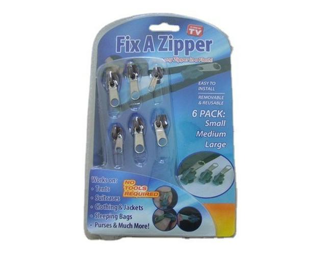 Universal Zipper Puller Repair Kit - 6 Pack