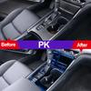 Pro Honda Accord X 10. generace 2018     Hybrid Nerezové dekorativní samolepky na panel středové konzole a řadicí páky