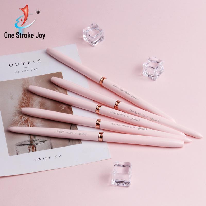 YiHuaLe Japanese Fine Liner Pen Set - 5 Pieces for Nail Art, Drawing Flowers, Silk Pulling, and Makeup.