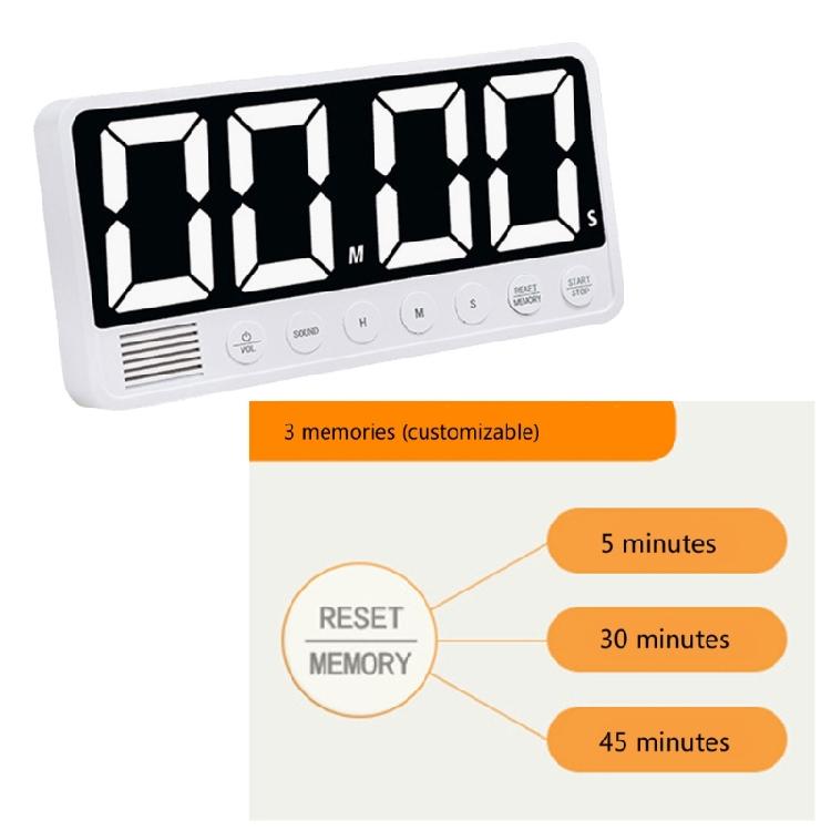 Count Up/Down Timer Digital Timer Stopwatch for Classroom Home Tabletop Timer Magnetic Timer LED Display Cooking Timer