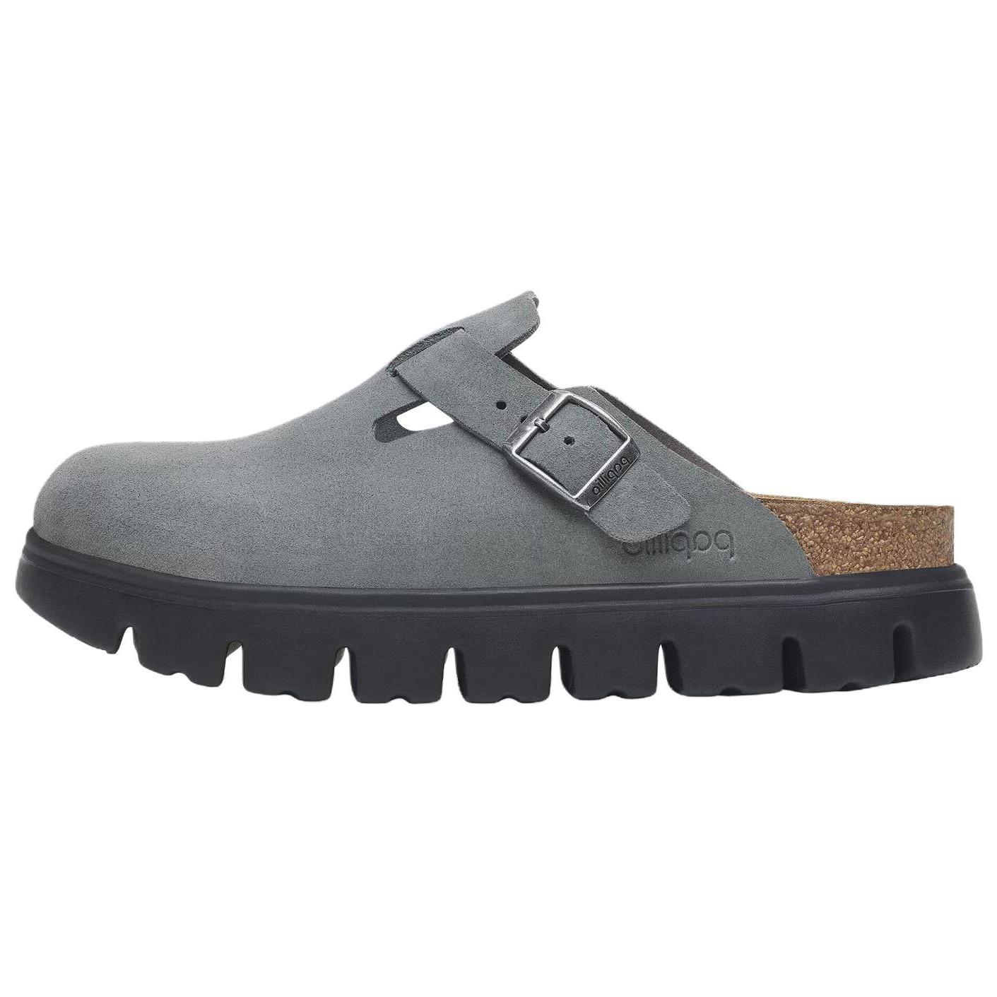 Birkenstock Boston Chunky EVA Abrasion Resistant Abrasion Resistant Closed Toe Slippers Women s Gray 1029142 38