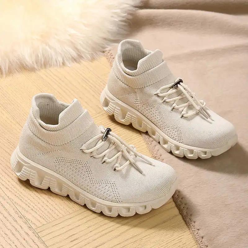 Fashion Hi Tops Mocasin Spring Boots Large Size Tennis Transparent Sneakers Sports Shoes For Women Brand Imported Tenismasculine