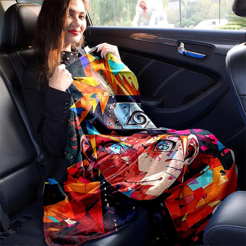 1pc Vivid Naruto Blanket Soft Throw for Home Decor, Gift Idea, Living Room .D105