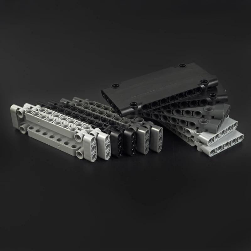 MOC Parts Brick Works With All brand Technical Parts 64782 15458 Flat Panel Plate 1x5x11 1X3X11 Mechanical Construction Bricks Car