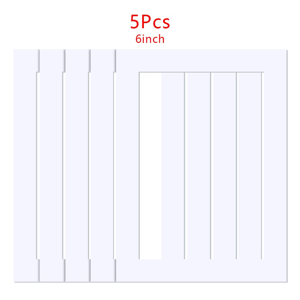 

5 ШТ. Модні Білі Фото-Паспарту Прямокутні Паперові Кріплення Унікальна Текстурована Поверхня для Фоторамок 6/7/8/10 дюймів Паспарту