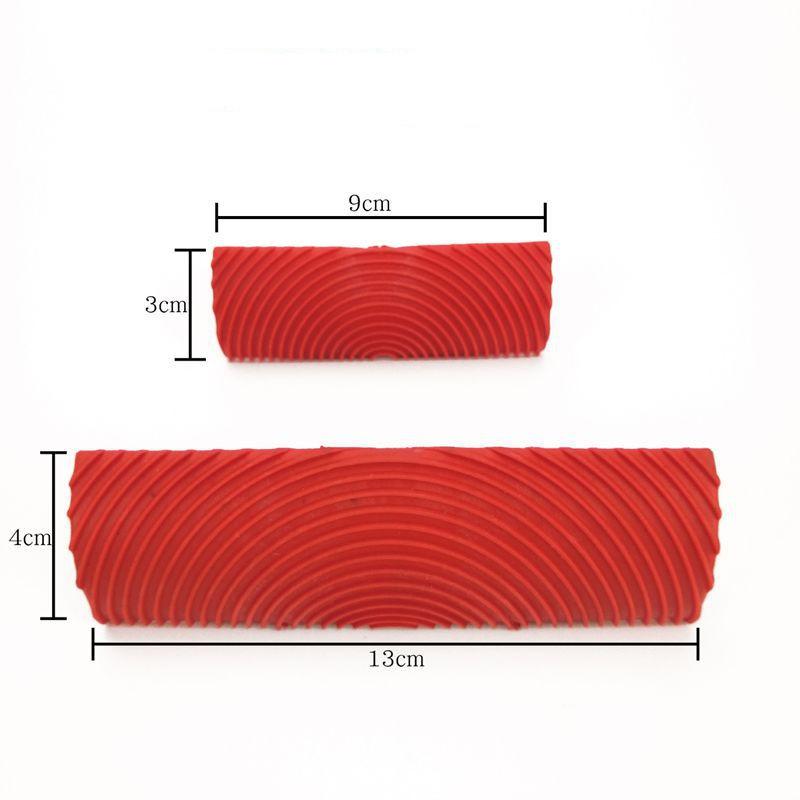 New DIY Wall Painting Machine Rubber Texture Paint Roller Furniture Imitation Wood Art Wall Painting Tools Home Decoration