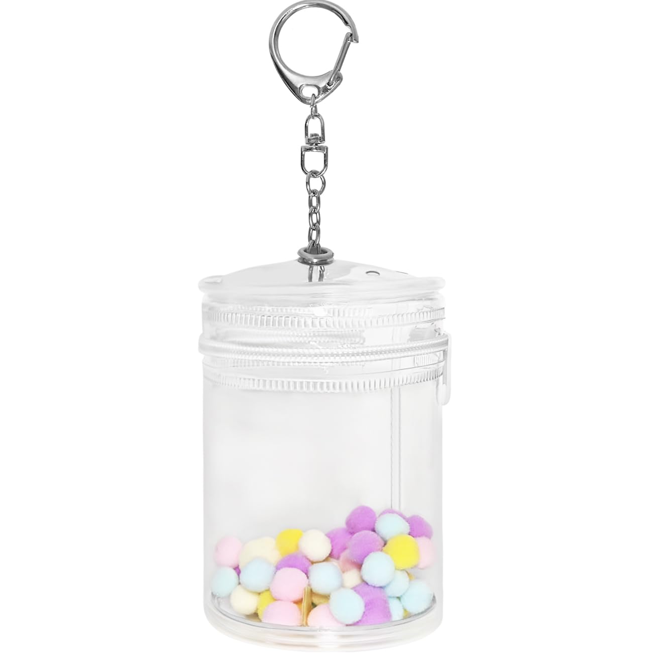 

Чехол Umora Ita-bag, Цилиндрический чехол для кукол, Форма банки колы, Прозрачный карман для плюшевых игрушек, Прозрачный мини-чехол для путешествий, Пыленепроницаемый, С брелоком для ключей,