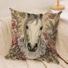 Vintage Woodland Animals Cushion Cover Pillow Case Short Plush Square Throw Pillow Covers Pillowcase Sofa Home Decor Gift