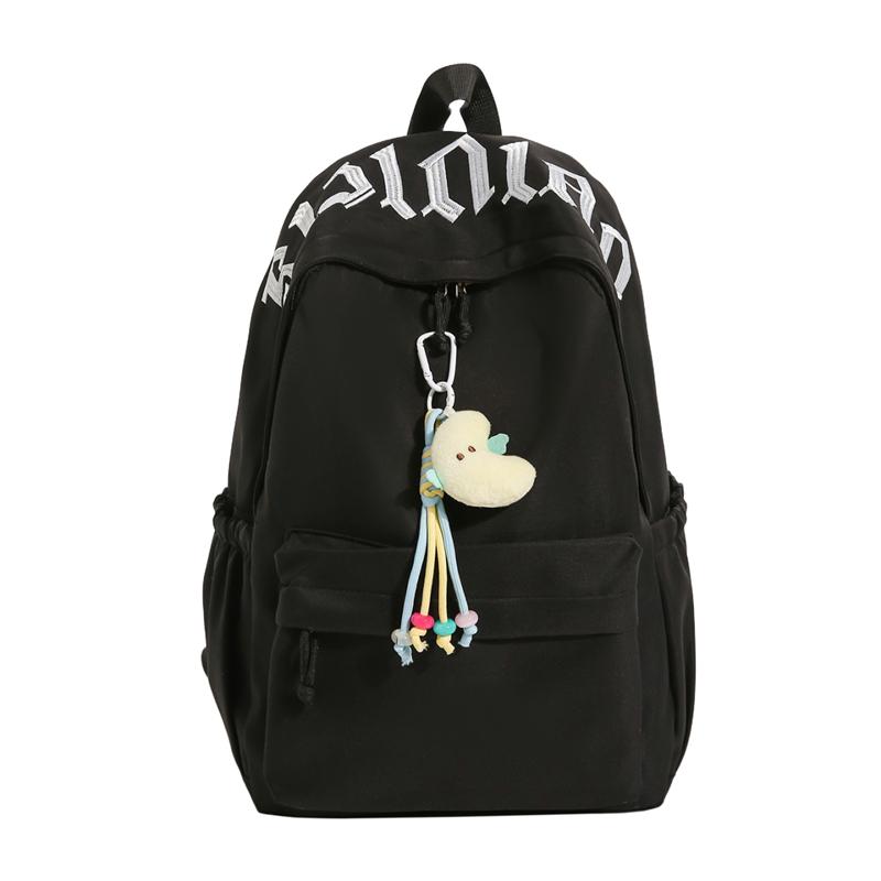 Embroidery Junior Senior High School Student Schoolbag Large Capacity Backpack