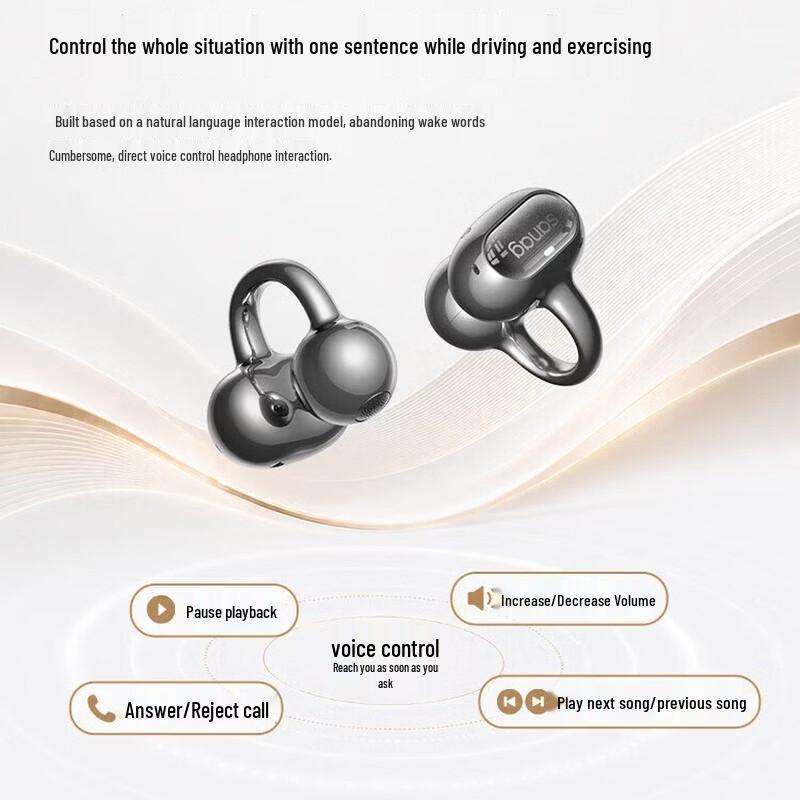 SENNA S8S Ultra HIFI Ear Clip Bluetooth Earphones