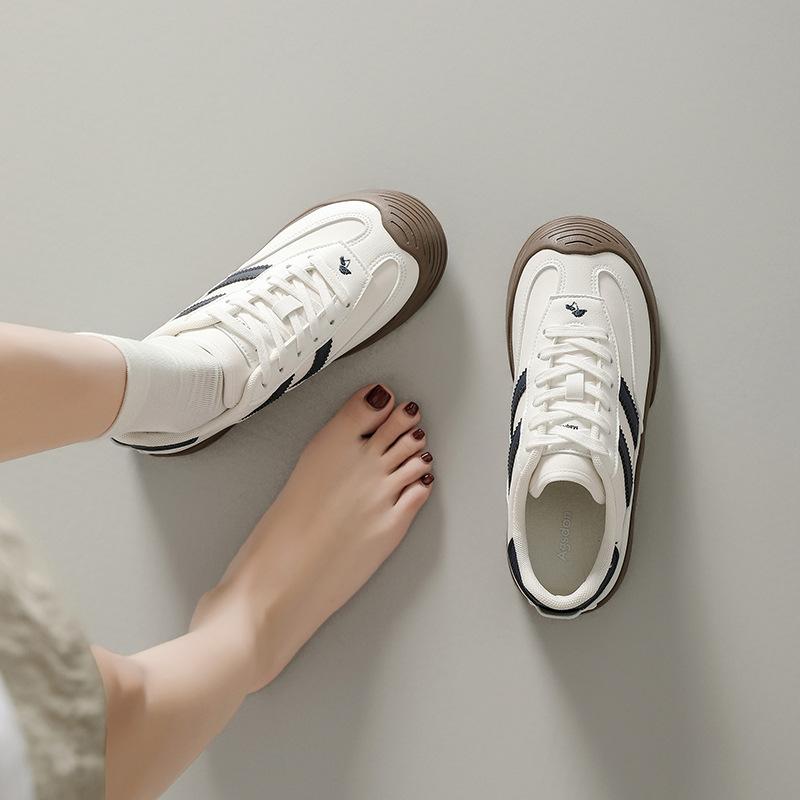 Spring new retro platform casual board shoes flat sports training shoes