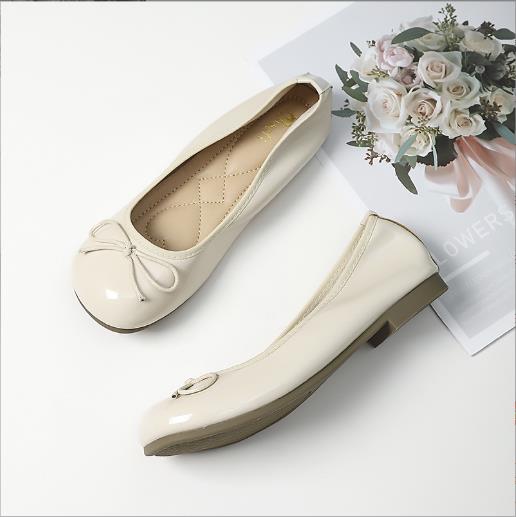 Fashion Brand Designer Women Mary Jane Shoes 2025 Fashion Round Toe Ladies Comfort Soft Sole Flats Women's Comfort Ballerinas Shoes 43