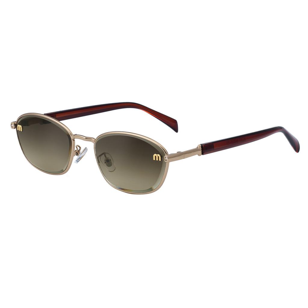 JYL TS Women's New Oval - Diamond-Embellished Street Style Sunglasses WF-5G207