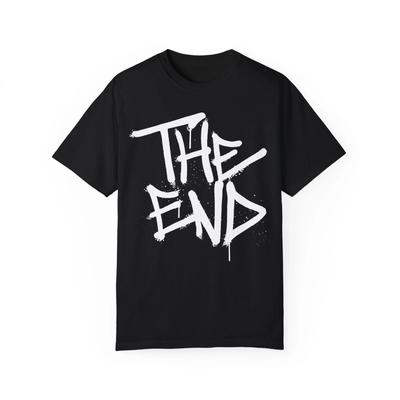 La Fine Stile Graffiti Urbani Citazione :: T-shirt Unisex Tinto in Capo