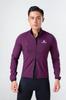Morethan Long Sleeve Cycling Jacket Windbreaker Double Reflective Unisex (3XL / Burgundy) Men's/Women's (Windproof, Zipper, Material, Pockets,