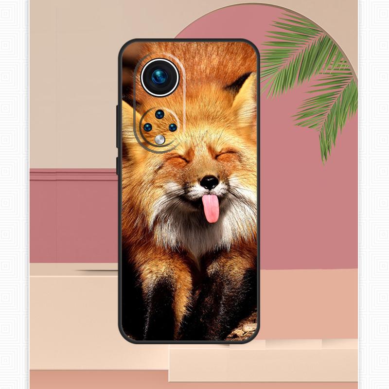 Cute Fox In Autumn Case For Honor Magic 5 6 7 8 Pro Honor 400 Lite 200 X9c X9b X9a X8b X8a X8c 50 70 90 Cover