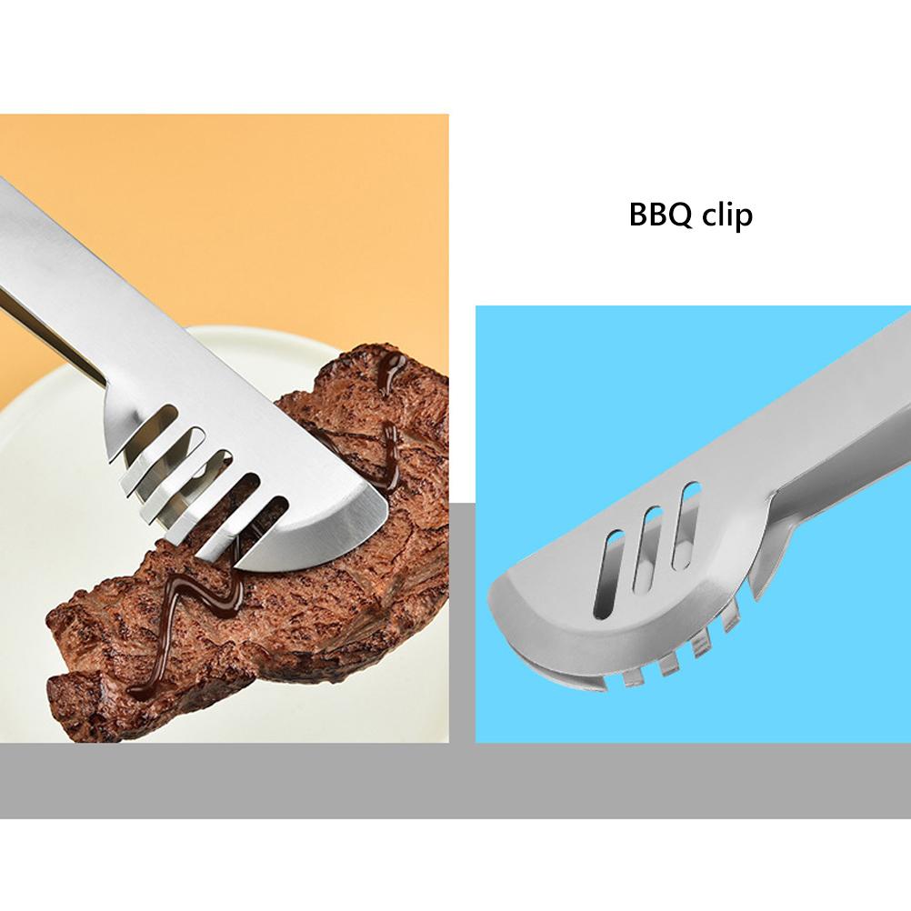 8PCS Barbecue Tools Set Stainless Steel with Storage Bag Apron Grilling Accessories for Outdoor Indoor Party Camping