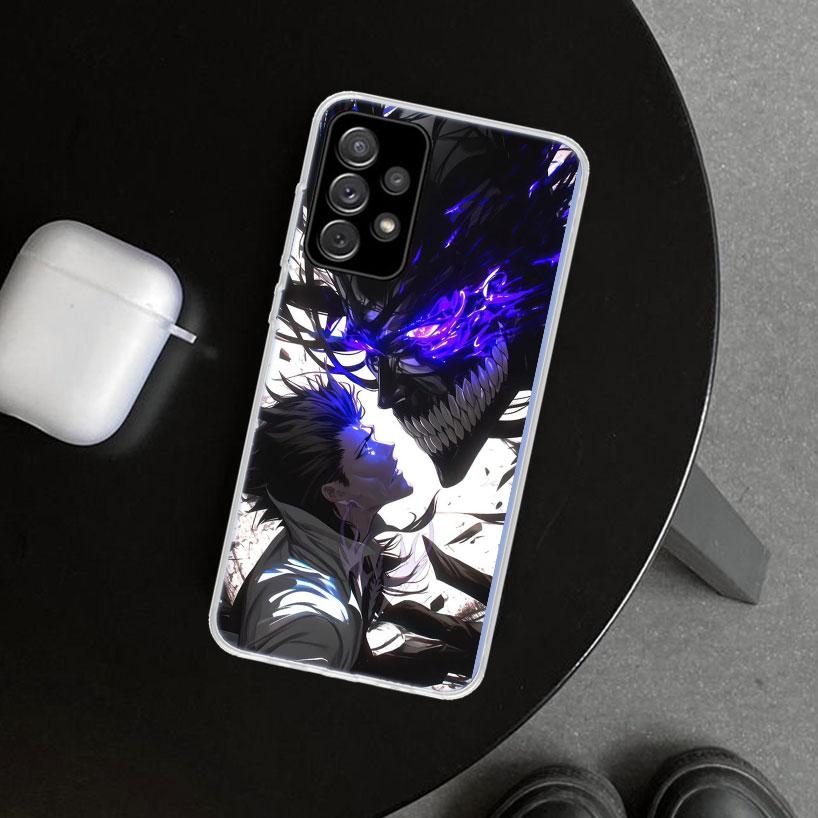 Aizen Sousuke Bleach Phone Case Cover for Samsung Galaxy A12 A22 A32 A52 A72 A02S A51 A50S A31 A20S A10S Note 20 Ultra 10 Plus G