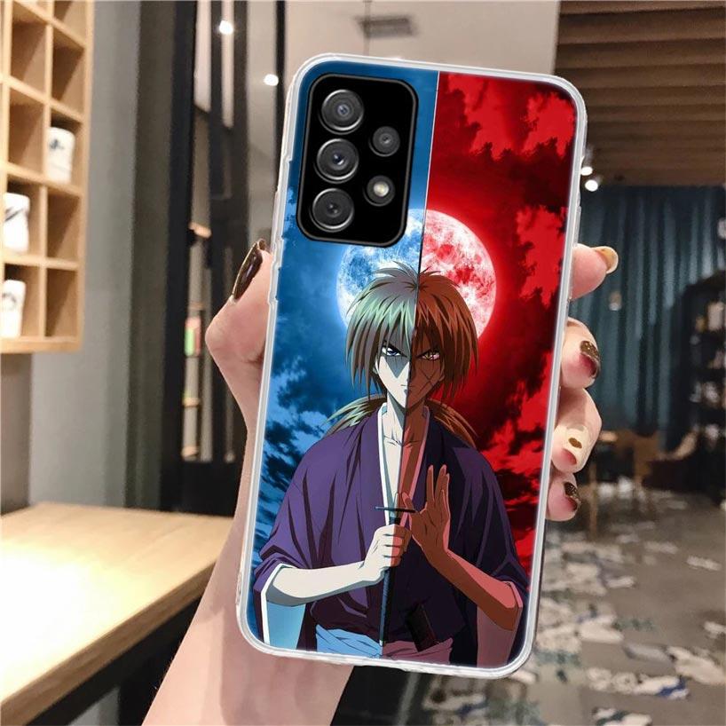 Rurouni Kenshin Anime Soft Phone Case For Samsung Galaxy A52 A42 A32 A12 A22 A51 A50S A30S A20S A10S A71 A41 A31 A21S A40 A20E A