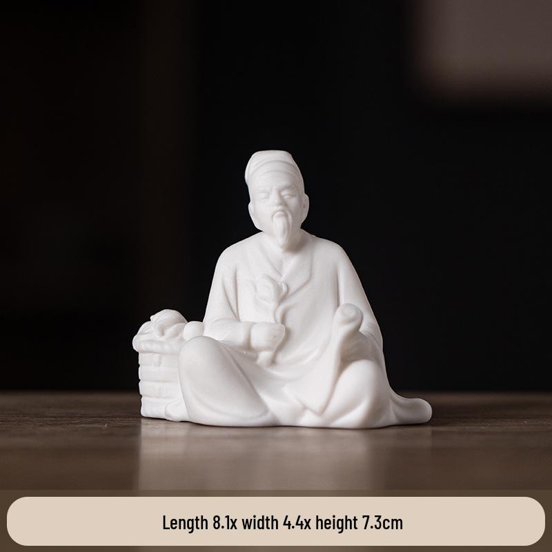 

Статуэтка Древней Китайской Медицины: Керамическая коллекция Хуа То и Ли Шичжэня