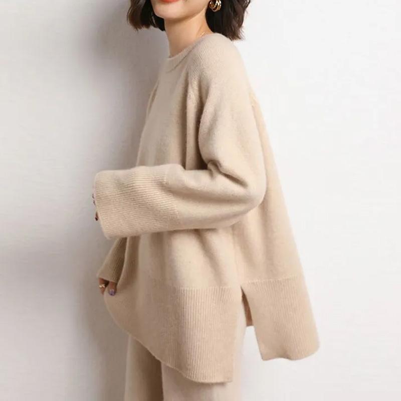 

Sweater for Women Autumn Winter Thickened Pullover Warm Knitted Stretchy Long Sleeve Oversize Solid Color Jumper Tops XXXXL