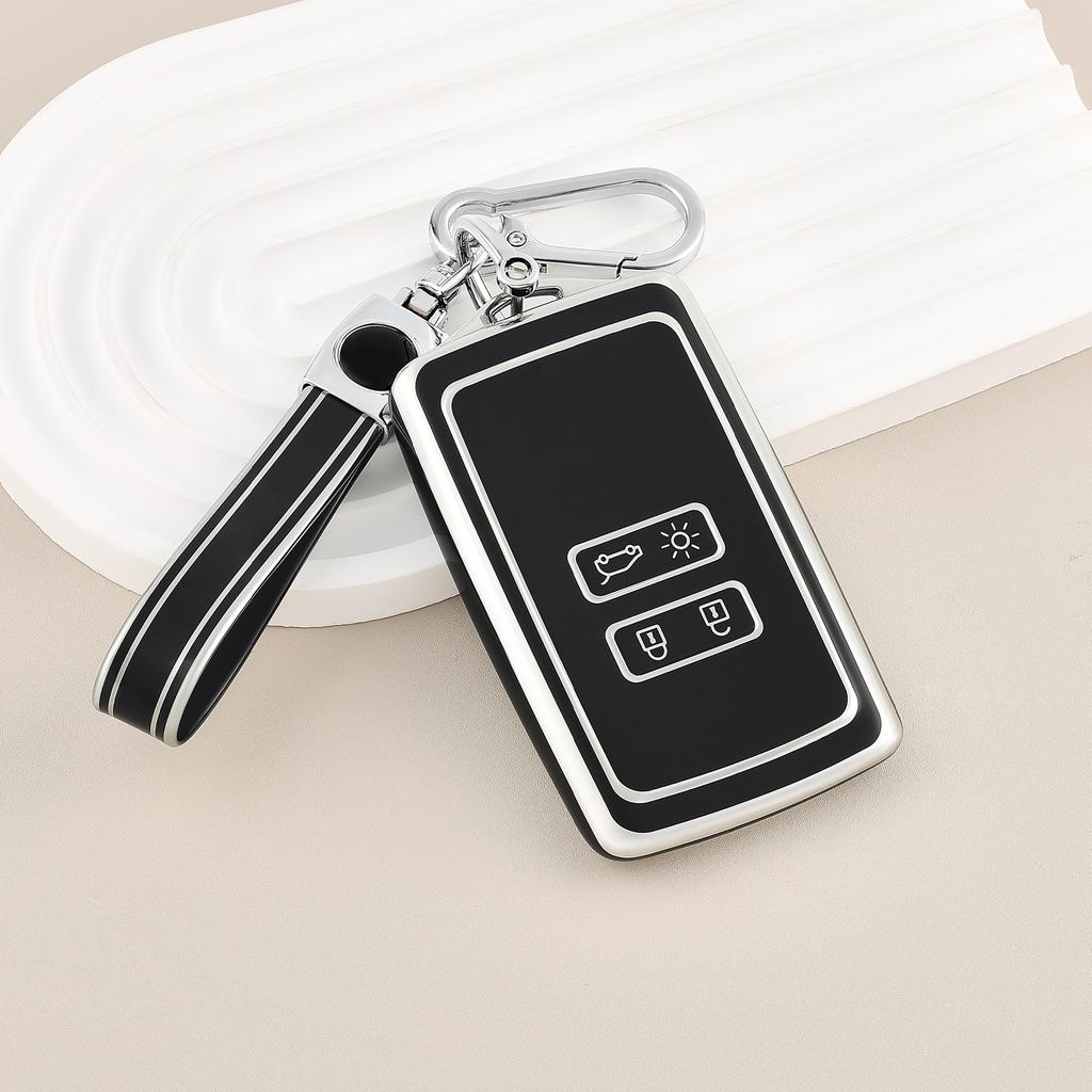 Modischer Schlüsselanhänger TPU Auto Schlüsselhülle Abdeckung Für Renault Koleos Kadjar Captur Megane Talisman Espace Clio Zoe Scenic 4 Arkana Dacia