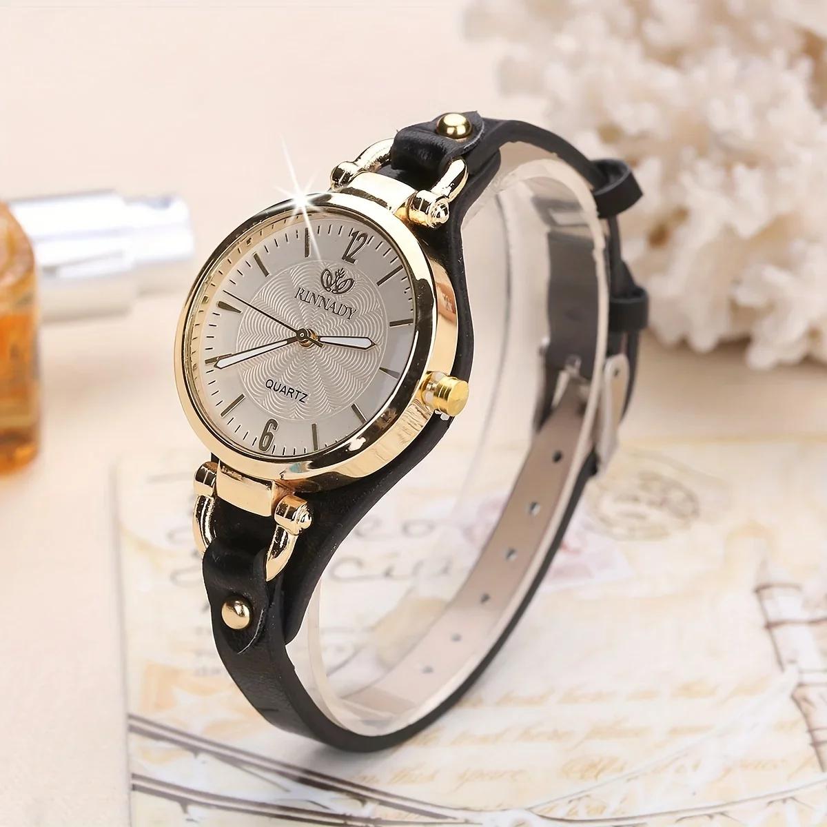 

Leather Strap Watch Strap Fashion Quartz Watch Fancy Jewelry Sophisticated And Watch