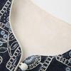 Blue and White Porcelain 2025 New Style Embroidered Vest Luxury Fashion Denim Blue Temperament Vest Women
