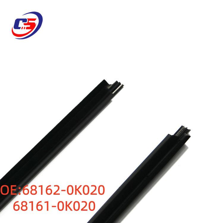 2005 Hilux 2-Door Exterior Glass Weatherstrip Water Deflector (68161-0K020, 68162-0K020)