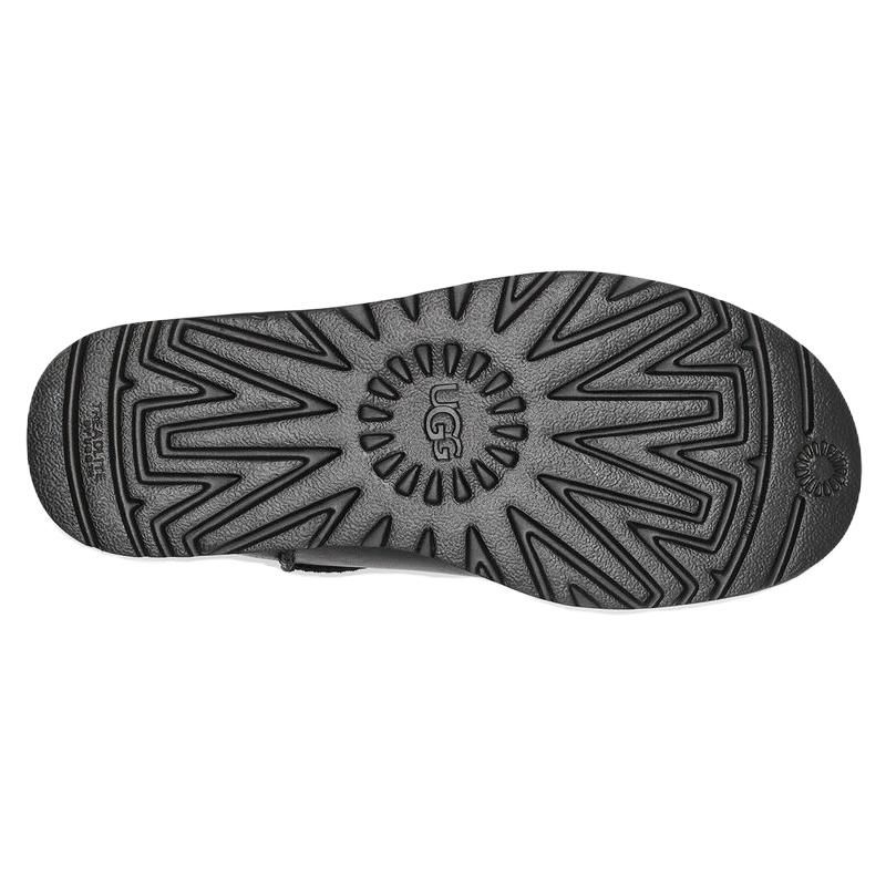 UGG Classic Ultra Mini Platform Boot Black Leather (Womens) Women Sneakers 1141510-BLLE