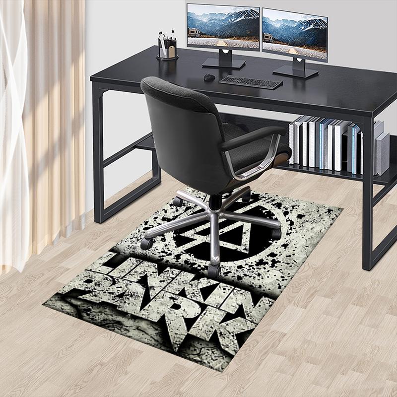Linkin Park Symbol Carpet For Playroom Bedroom Living Room Sofa Home Decorkids Game Area Rug Nonslip Floor Mat