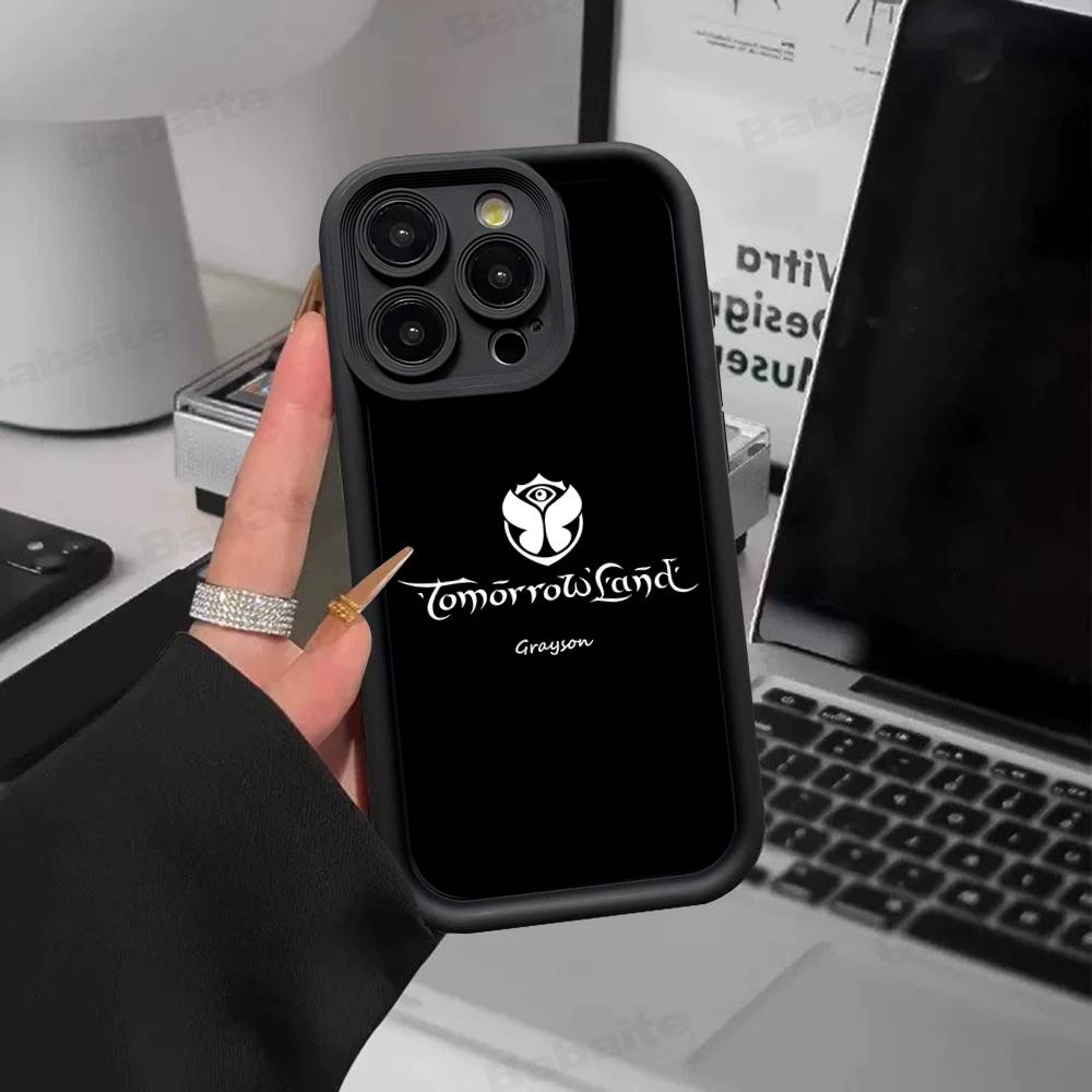 T-tomorrowland Logo Phone Case For iPhone 17 16 E 15 14 13 12 11 Pro Max Plus Back Cover