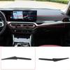 For BMW 3 Series/i3/4 Series/i4 23-24 Central Control Trim Strips, Instrument Panel Trim Strips, ABS Carbon Fiber Pattern 1pcs
