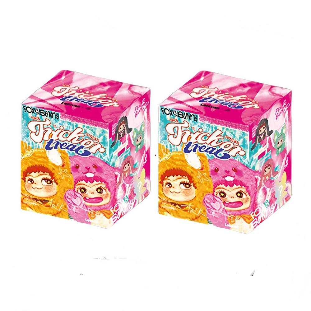 Trendy Play Blind Box Plush Pendant Wakuku Fox Rabbit Mischief Diary Series Girl Cute Ornament Mystery Box Doll Action Figure