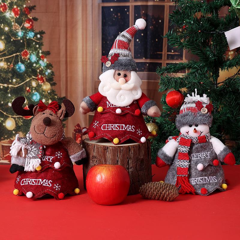 Christmas Gift Bags: Kids' Cartoon Candy & Apple Decor In Santa & Tree Shapes